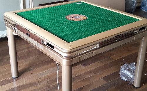 棋牌室曲水曲水麻将机实拍展示